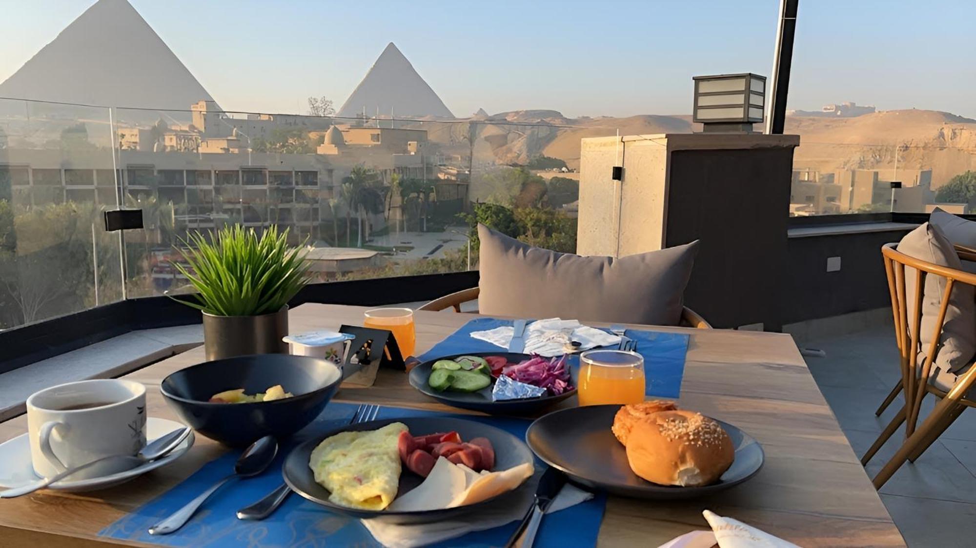 Nozol Pyramids Hotel And Spa Kafret el-Gabal 外观 照片