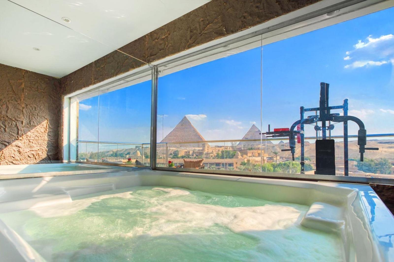 Nozol Pyramids Hotel And Spa Kafret el-Gabal 外观 照片